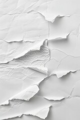 Obraz premium A close-up shot of a blank piece of white paper, ideal for use in presentations or documents