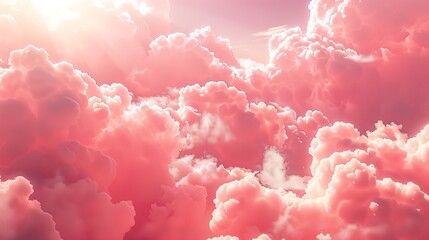 Fototapeta premium cloudy sky dreamy panoramic background