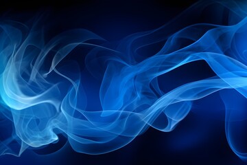Obraz premium Smoky background, abstract blue smoke background