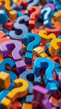 Quest for Clarity: The Dynamic Journey of Self-Education, Analysis, Curiosity, and Reasoning Symbolized by a Three-Dimensional Question Mark