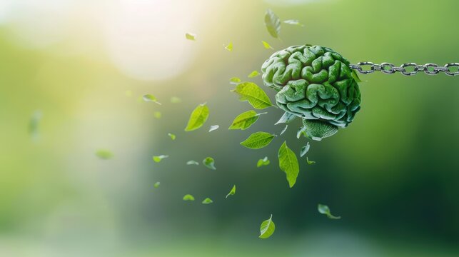 A broken chain of thoughts mended by brain food