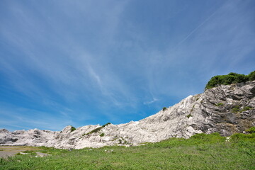 和歌山 由良 白崎海岸 白崎海洋公園 石灰岩 岬