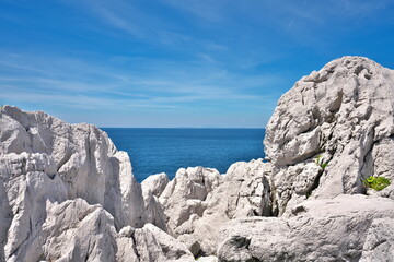 和歌山 由良 白崎海岸 白崎海洋公園 石灰岩 岬