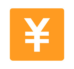 シンプルなオレンジ色の円マーク