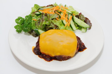 チェダーチーズハンバーグ