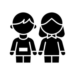 children holding hands