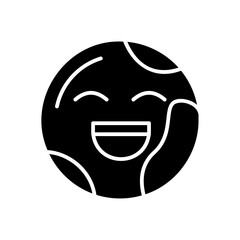earth with happy faces