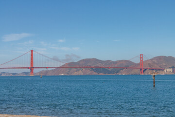 Golden Gate Bridge over San Francisco Bay, Califronia