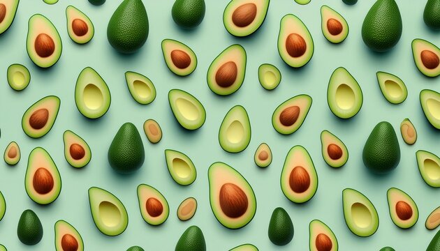 アボカドの模様（avocado pattern）
