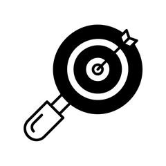 magnifying glass over training goals