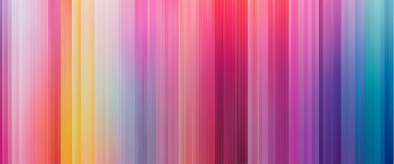 Obraz premium Vibrant background featuring bold vertical gradient stripes in a spectrum of colors