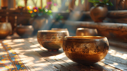 Fototapeta premium Tibetan Healing Bowl
