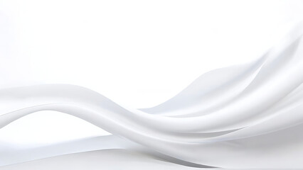 Obraz premium Abstract White Background with Clean Minimalist Design and Smooth Texture.