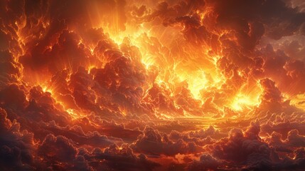 Cool and enlightening storm action with a hopeful, glowing touch.