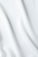 Texture of white fabric as background, top view