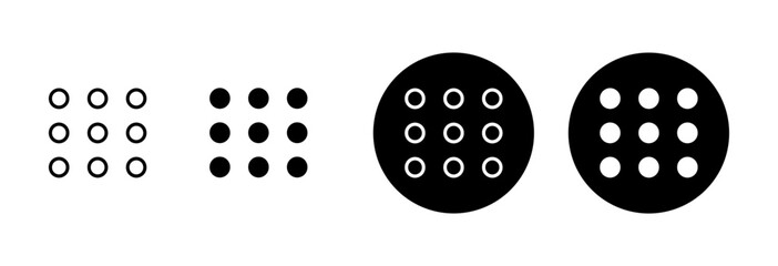 Menu Icon vector isolated on white background. web menu icon