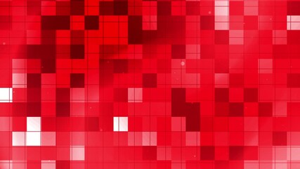 Red abstract background. Grid red squares with dots suitable for graphic design projects, backgrounds, abstract art, and geometric patterns.