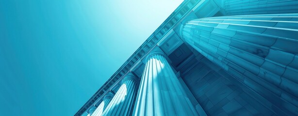 Bankruptcy with AIenhanced colors, geometric forms, copy space for text , realistic photo style , high clarity