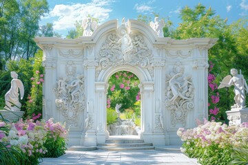 entrance to the garden