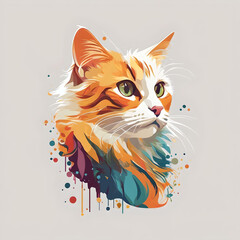 illustration of a cat