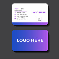 Obraz premium Modern creative business card design