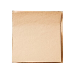Brown Paper Sheets Isolated On Transparent Background