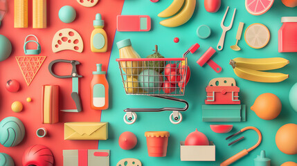 graphic resource for shopping and eCommerce	