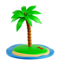 Treasure 3d icons render