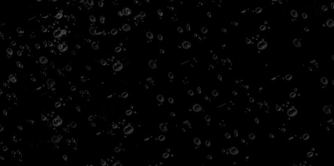 Obraz premium Abstract Background - Black and white Bokeh. Many beautiful bubbles on black background . Abstract white background with a lot of circles. Bubbles abstract. illustration design.