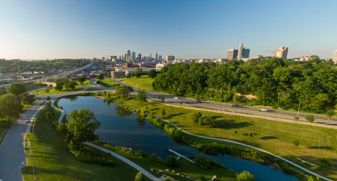 Penn Valley park and lake', Kansas City, Missouri, United States Of America.