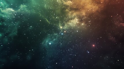 Star field in deep space many light years far from the Earth.