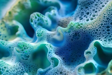 Oceanic Depth: Abstract Marine Topography Art