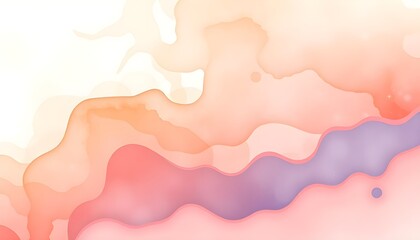 A fluid, watercolor-inspired background with soft, blended colors and abstract shapes for a creative and artistic feel. Multiple variations available