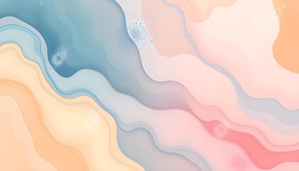 A fluid, watercolor-inspired background with soft, blended colors and abstract shapes for a creative and artistic feel. Multiple variations available