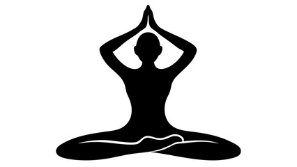 Yoga Pose Silhouette Art: Enhance Your Wellness Branding