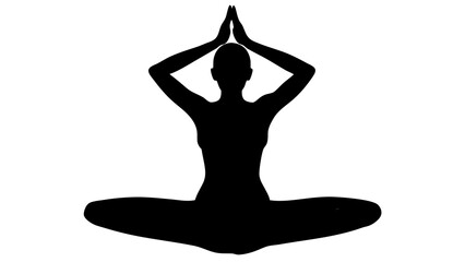 Yoga Pose Silhouette Art: Enhance Your Wellness Branding