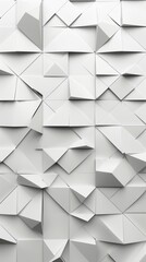 Obraz premium Gray triangle patterned on white background