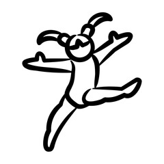 Kids Gymnastics Icon
