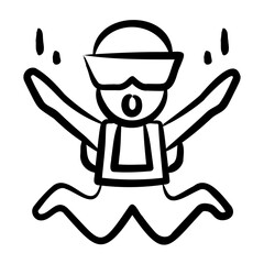 Skydiving Icon