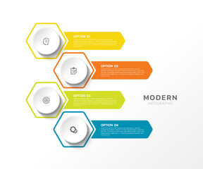 Presentation business infographic modern template
