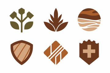 Eco-Friendly Logo Design: Utilizing Wood Grain and Natural Textures