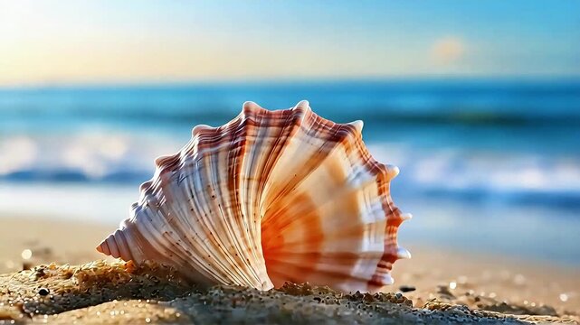 seashell on the beach