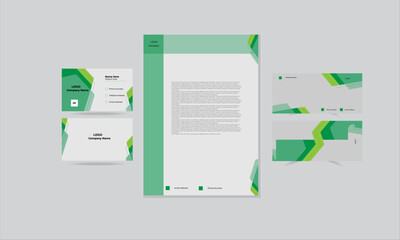 Obraz premium modern identity brand for infographic design template brand identity with shape and element