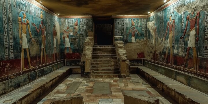 Ancient Egyptian Tomb Interior