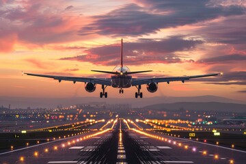 plane fly back to airport