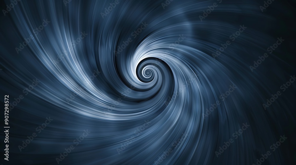 Wall mural captivating abstract showcasing a spiral vortex with swirling lines, creating a dynamic and mesmeriz
