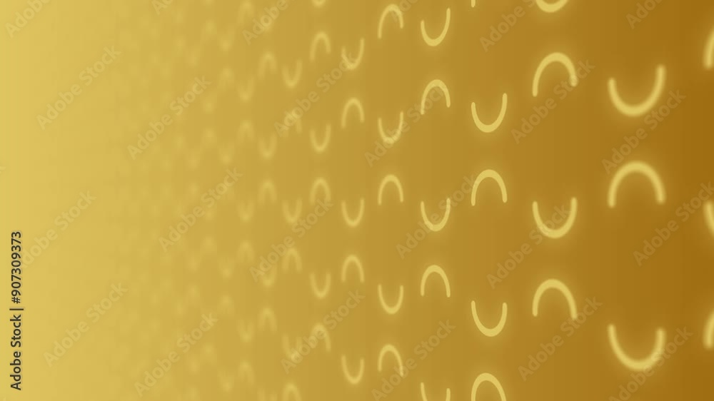 Wall mural gold background animated footage abstract element for motion graphic, on background seamless loop an