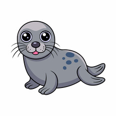 Seal Animal flat vector illustration