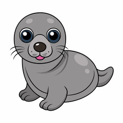 Seal Animal flat vector illustration