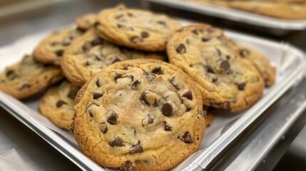 Single Delicious Cookie: Close-Up of a Crisp, Golden-Brown Treat on a White Background